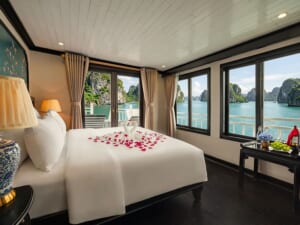 Read more about the article Halong Bay Honeymoon Cruise: Romance Aboard Cozy Bay Grand